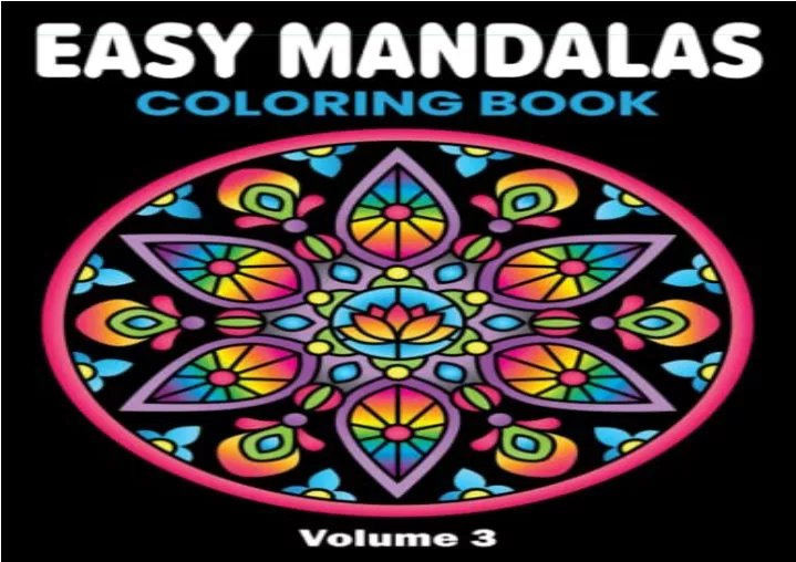 read pdf easy mandala coloring book volume