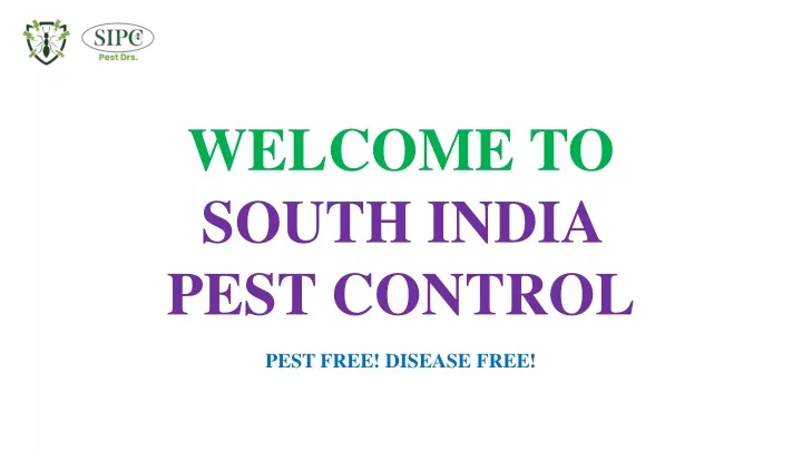 welcome to south india pest control pest free disease free