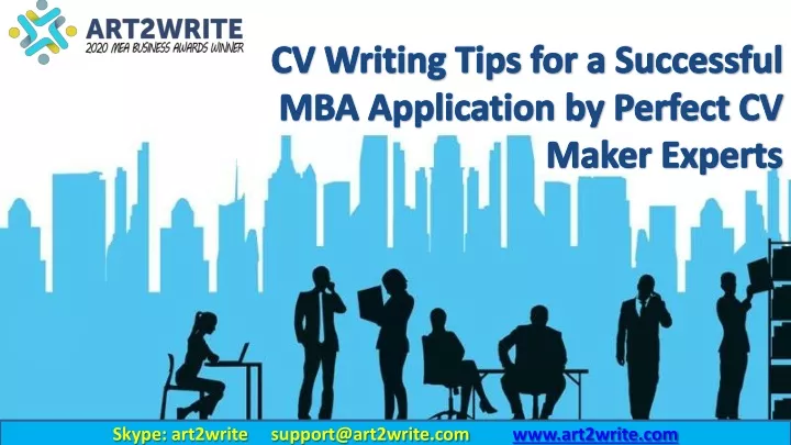 cv writing tips for a successful mba application