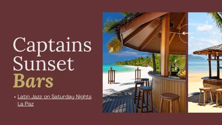 captains sunset bars latin jazz on saturday