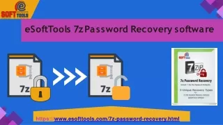 eSoftTools 7z Password Recovery software