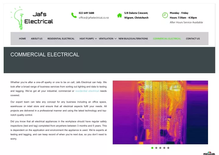 PPT Christchurch Commercial Electrician Services Commercial