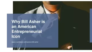 Bill Asher American Entrepreneur