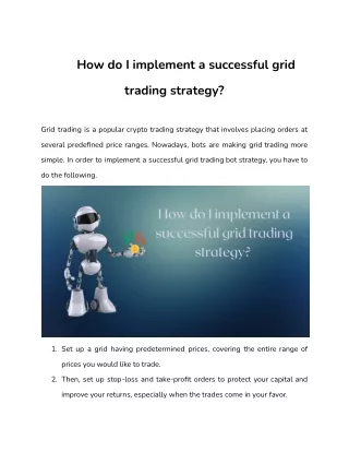 how do i implement a successful grid