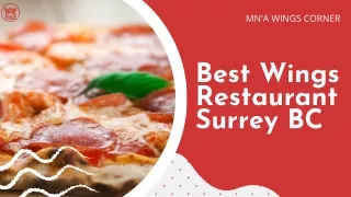 Enjoy The Best Wings Restaurant in Surrey, BC