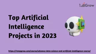 top artificial intelligence projects in 2023