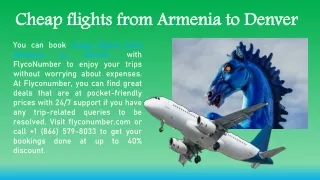 Cheap flights from Armenia to Denver