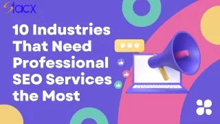 Industries That Need Professional SEO Services the Most