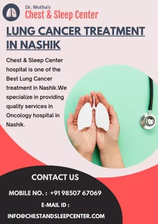 Lung Cancer treatment in Nashik