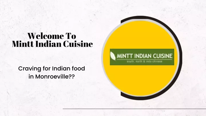 welcome to mintt indian cuisine