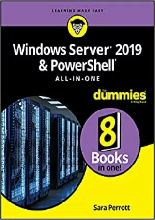 EBOOK Windows Server 2019 PowerShell All in One For Dummies