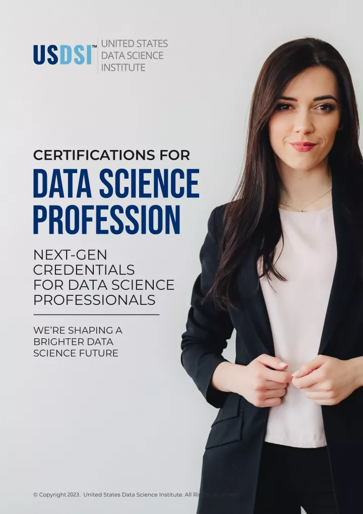 certifications for data science profession