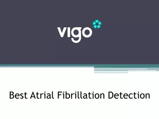 best atrial fibrillation detection