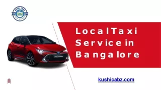 Best Local Taxi Service in Bangalore