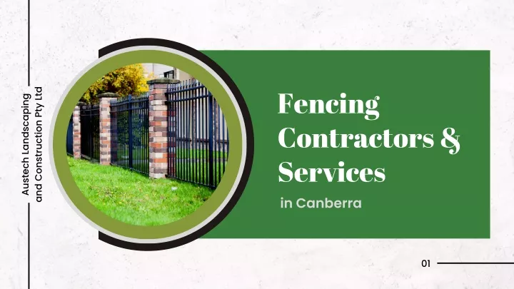 fencing contractors services in canberra