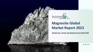 magnesite global market report 2023