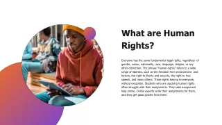 What are Human Rights