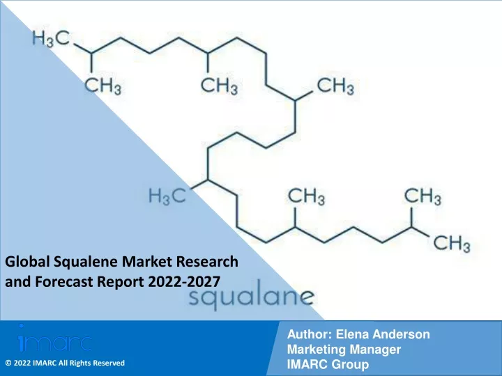 global squalene market research and forecast