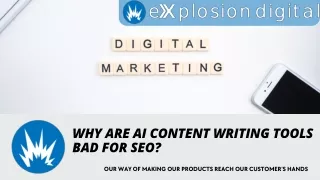 why are ai content writing tools bad for seo