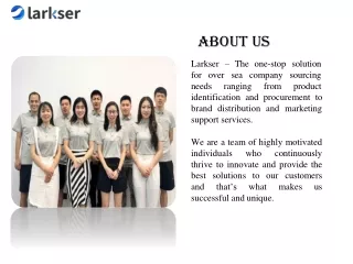 Brand Distribution Company - Larkser