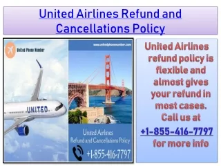 united airlines refund and cancellations policy