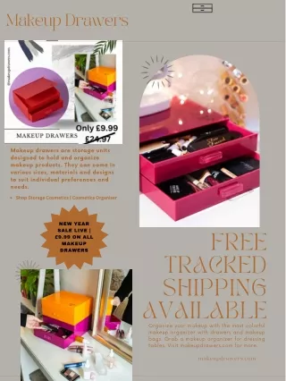 Shop Storage Cosmetics | Cosmetics Organiser – Makeup Drawers