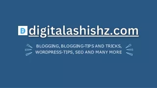 Blogging