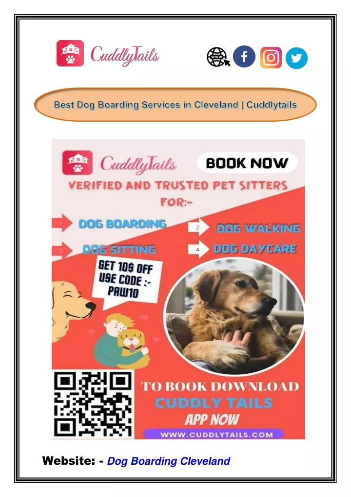 website dog boarding cleveland