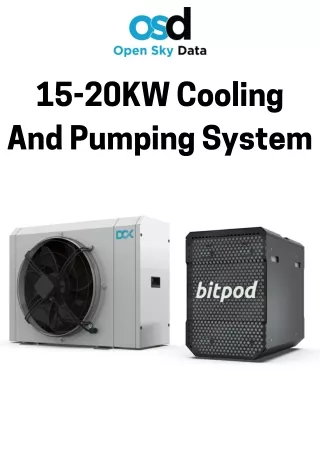 15 20kw cooling and pumping system