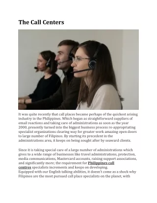 The Call Centers