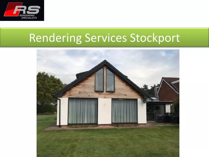 rendering services stockport