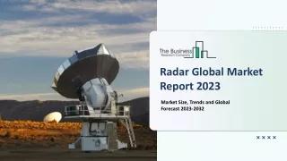 radar global market report 2023