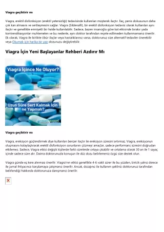 Viagra İçince Ne Oluyor Hakkında Bilmediğiniz 13 Şey