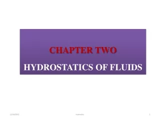Hydraulics Chapter - 2- ppt