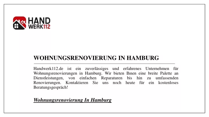 wohnungsrenovierung in hamburg