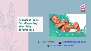 Essential Tips for Diapering Your Baby Effectively