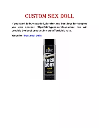 custom sex doll