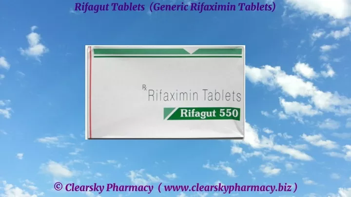 rifagut tablets generic rifaximin tablets