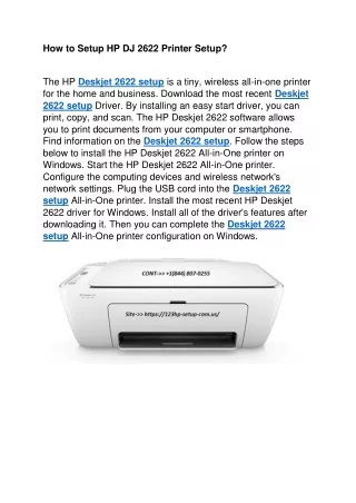 HP DJ 2622 Printer Setup (1)