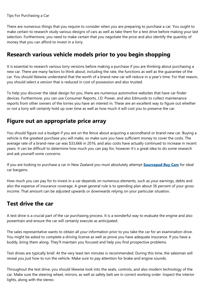 PPT - How to Save Money on Your Auto Purchase PowerPoint Presentation ...