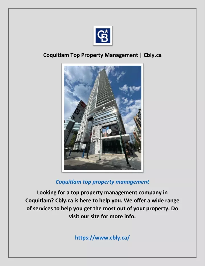 coquitlam top property management cbly ca