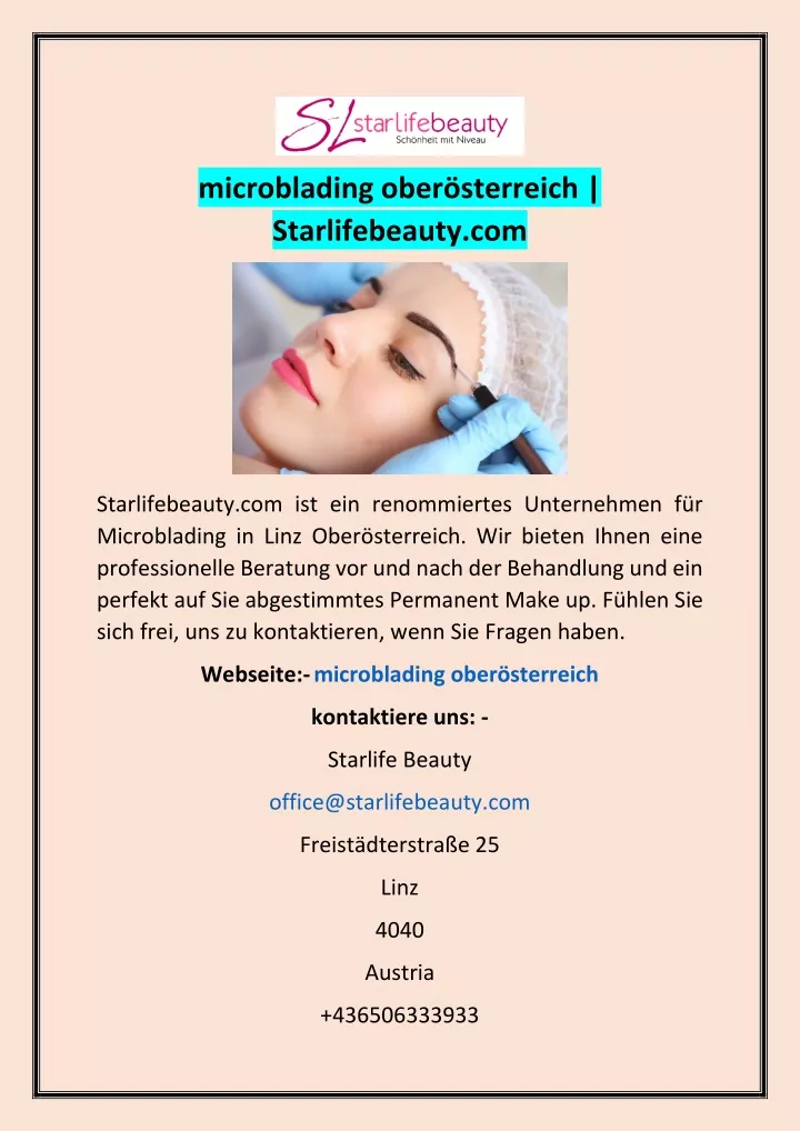 microblading ober sterreich starlifebeauty com
