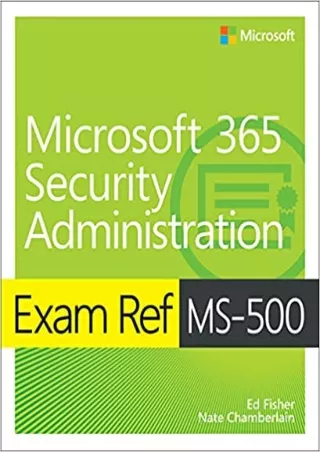 EBOOK Exam Ref MS 500 Microsoft 365 Security Administration