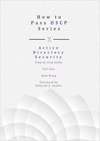 DOWNLOAD How To Pass OSCP Series Active Directory Security Step by Step Guide Part One