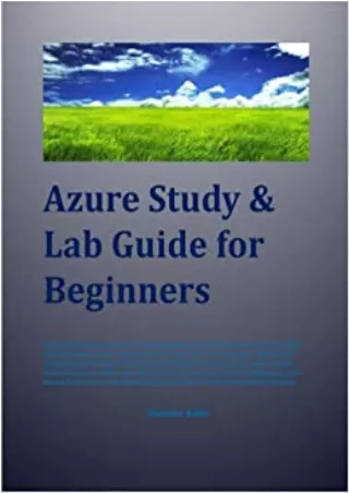DOWNLOAD Azure Study Lab Guide For Beginners