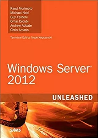 DOWNLOAD Windows Server 2012 Unleashed