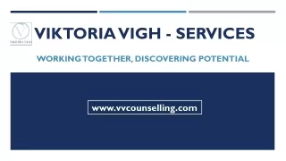 Individual Therapy At Viktoria Vigh