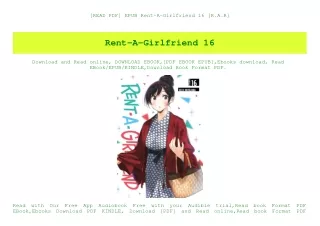[READ PDF] EPUB Rent-A-Girlfriend 16 [R.A.R]
