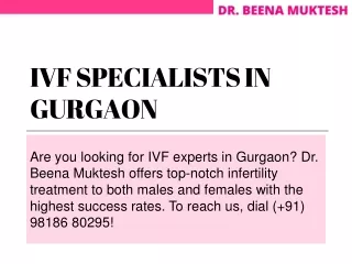 IVF Specialists in Gurgaon