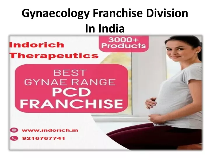 gynaecology franchise division in india